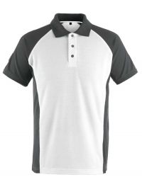 Modernes Mascot Poloshirt in Weiß